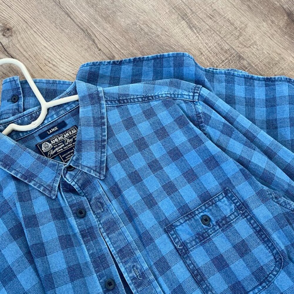 Men's Chambray Button Shirt